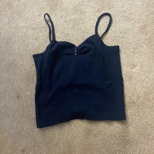Blue tank top from Brandy Melville